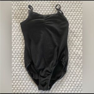 More Than Magic Girls’ Black Ballet Dance Leotard Size S (6/6X)